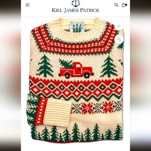 Kiel James Patrick Santa's new sleigh christmas sweater